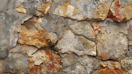 Fototapeta premium A beautifully abstract stone background texture featuring a cracked and weathered surface