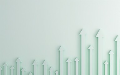 Obraz premium Abstract Arrows on Light Background