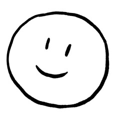 Happy face png emoji doodle, illustration, off white design