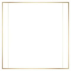 PNG Golden vintage square frame  transparent background