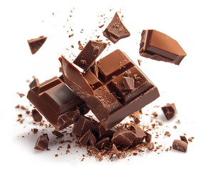 チョコレートが砕ける瞬間