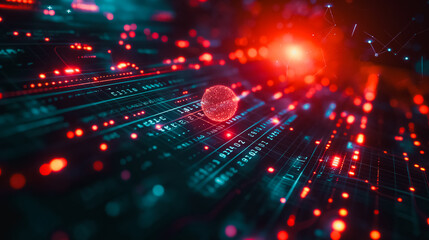 Overlay of data processing graphics and financial diagrams on a stock market background, emphasizing market analysis.