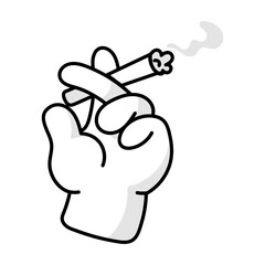 A hand drawn icon of summer shorts 

