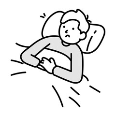 Doodle style icon depicting scuba tank  

