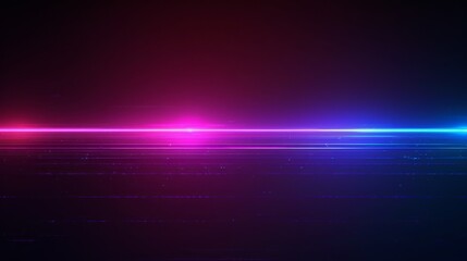 Formation of abstract glowing lines in blue and purple digital data background