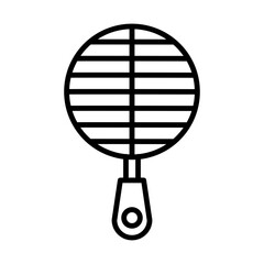 Grill line icon