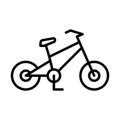 Bicycle line icon