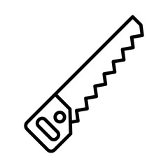 Saw line icon