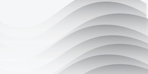 White background with dynamic wave. vektor