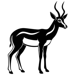 Fototapeta premium springbok vector art illustration vector illustration
