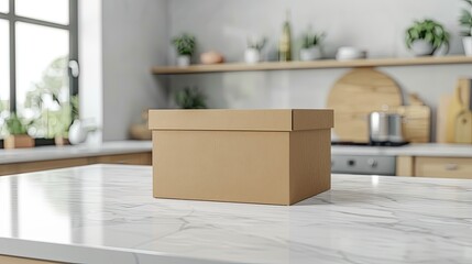 Open Empty Cardboard Box Package