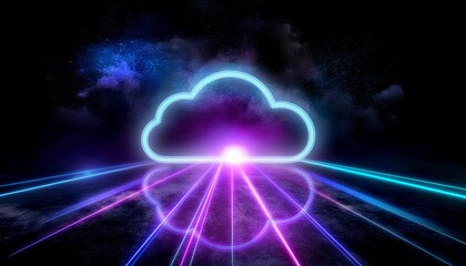 Data is linked to the cloud: data is interfaced with the cloud.