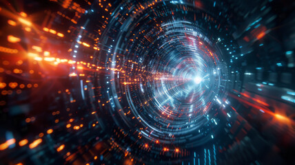 Endless horizons  innovation limitless possibilities  advanced technology abstract concept