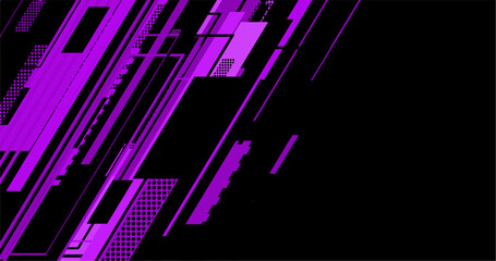 purple and black abstract background with lines vector illustration © Raffaza