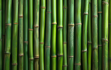 Obraz premium Grrn bamboo texture