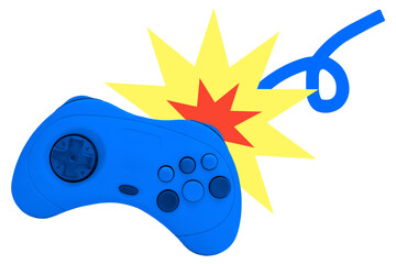 Game console png sticker, colorful remix, transparent background