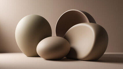 eggs on a white background