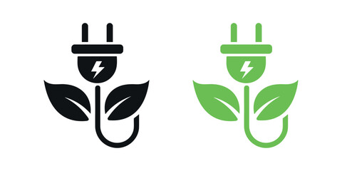 green energy icon © Kovalova Ivanna