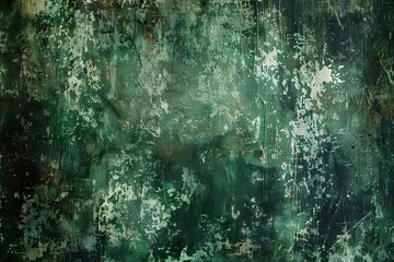 Abstract background wallpaper, Dark green watercolor texture with black swirls, in the style of a matte paper background. Banner abstract background of green emerald marble surface.