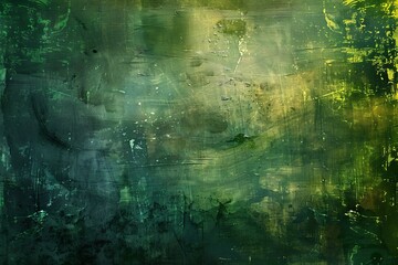 Abstract background wallpaper, Dark green watercolor texture with black swirls, in the style of a matte paper background. Banner abstract background of green emerald marble surface.
