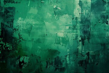 Abstract background wallpaper, Dark green watercolor texture with black swirls, in the style of a matte paper background. Banner abstract background of green emerald marble surface.