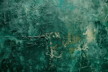 Abstract background wallpaper, Dark green watercolor texture with black swirls, in the style of a matte paper background. Banner abstract background of green emerald marble surface.