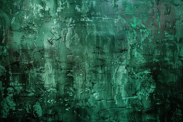 Abstract background wallpaper, Dark green watercolor texture with black swirls, in the style of a matte paper background. Banner abstract background of green emerald marble surface.
