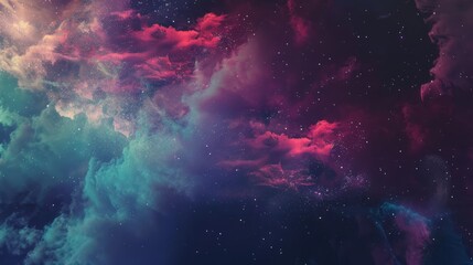 Obraz premium flowing digital pixel cloud in space texture, Flowing Digital pixel Cloud in space texture