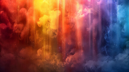 Naklejka premium Colorful abstract light and cloud background