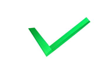 green check mark
