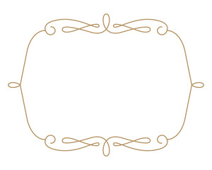 Png gold badge, vintage ornamental flourishes