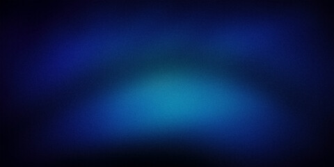 Obraz premium A deep blue gradient background with a central light glow, creating a serene and mysterious atmosphere. Perfect for technology, business, and night-themed visual designs