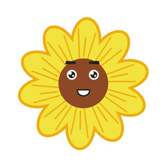 emoticon sunflower