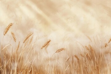 A bird's-eye view of the Palouse, with rolling green hills and golden wheat fields stretching to the horizon. Beautiful simple AI generated image in 4K, unique.