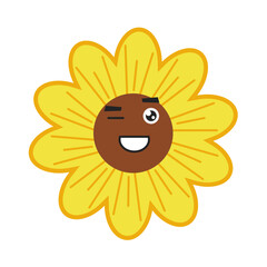 emoticon sunflower