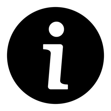 PNG information flat icon, transparent background