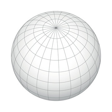 recommend clip art: Earth planet globe grid of meridians and parallels