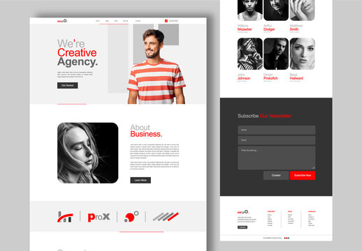 Corporate Landing Page Template