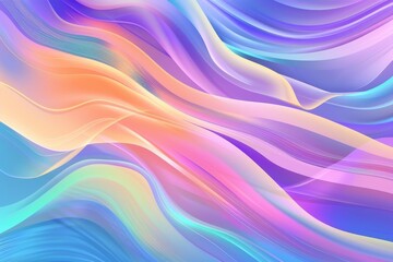 distorted multicolored pastel rainbow - colorful abstract and trippy wallpaper background design. Beautiful simple AI generated image in 4K, unique.