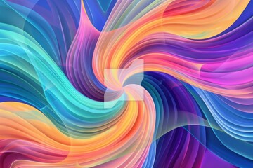 Obraz premium Dreamy abstract background with pastel colors, swirling shapes, and high-quality textures. Beautiful simple AI generated image in 4K, unique.