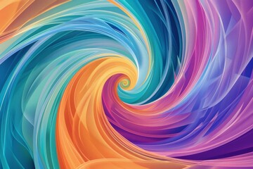 distorted multicolored pastel rainbow - colorful abstract and trippy wallpaper background design. Beautiful simple AI generated image in 4K, unique.