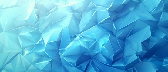 Obraz premium Blue geometric shapes come together to form a modern abstract background with rich textures