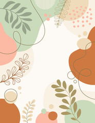 Spring background with beautiful. abstract backgrounds. space for text. for posters, cover design templates.wallpapers with spring leaves.