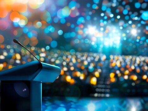 Closing Remarks  A brightly lit scene of closing remarks at the seminar