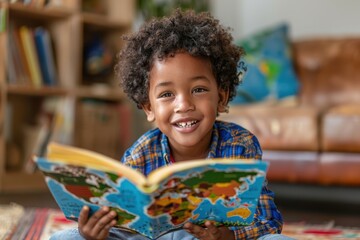 Young student exploring diverse cultures and traditions in homeschool social studies education