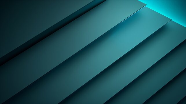 Modern and elegant design with diagonal turquoise shapes in abstract background