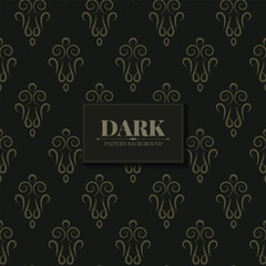 dark ethnic seamless pattern template