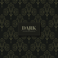 dark ethnic seamless pattern template