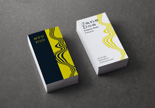 Minimal Personal Business Card Layout