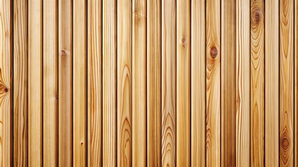 Obraz premium Vertical wooden slats texture with a natural finish
